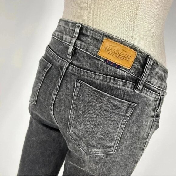 ❤️ Sherman Morgan faded black gray slim Jeans 9/29 - Picture 3 of 13